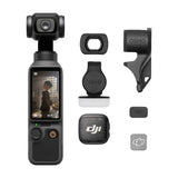 DJI Osmo Pocket 4 Creator Combo Cámara Digital | Video 4K | Estabilizador de 3-Ejes | Pantalla Giratoria | ActiveTrack 7.0 | OsmoAudio | Slow Motion