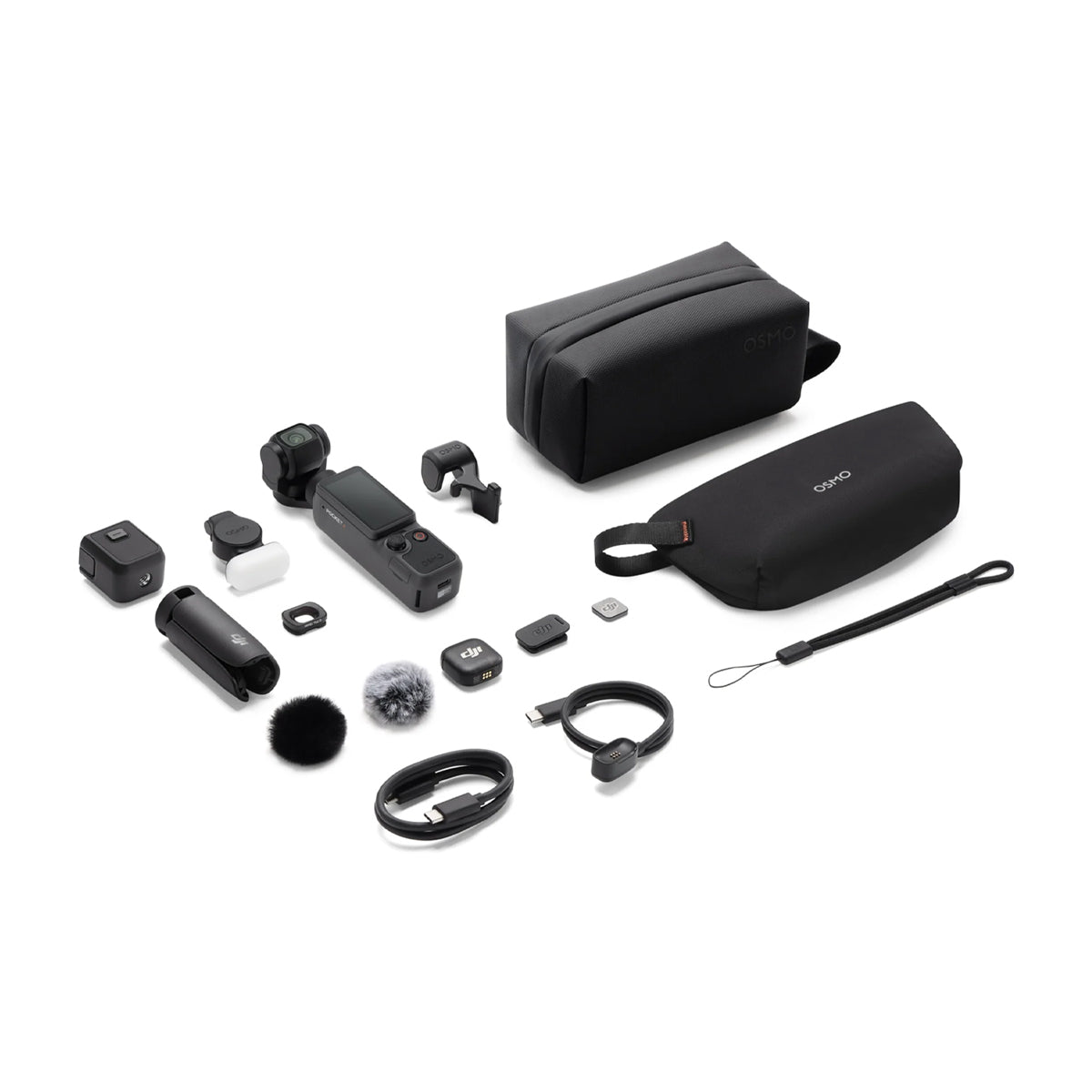 DJI Osmo Pocket 4 Creator Combo Cámara Digital | Video 4K | Estabilizador de 3-Ejes | Pantalla Giratoria | ActiveTrack 7.0 | OsmoAudio | Slow Motion