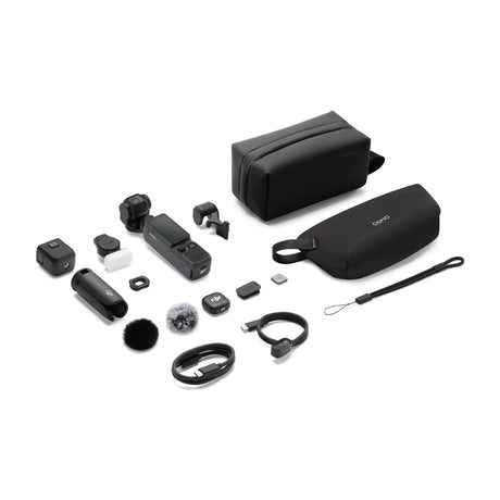 DJI Osmo Pocket 4 Creator Combo Cámara Digital | Video 4K | Estabilizador de 3-Ejes | Pantalla Giratoria | ActiveTrack 7.0 | OsmoAudio | Slow Motion