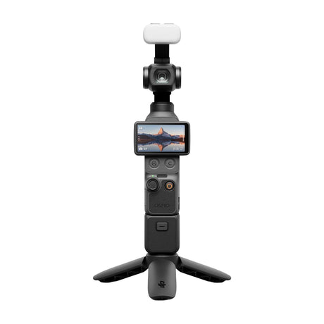 DJI Osmo Pocket 4 Creator Combo Cámara Digital | Video 4K | Estabilizador de 3-Ejes | Pantalla Giratoria | ActiveTrack 7.0 | OsmoAudio | Slow Motion