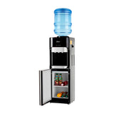 Oster OSWD2100 Dispensador de Fría/Caliente/Ambiente | Compartimiento de Almacenaje | Garrafones de 11L y 19L | Negro