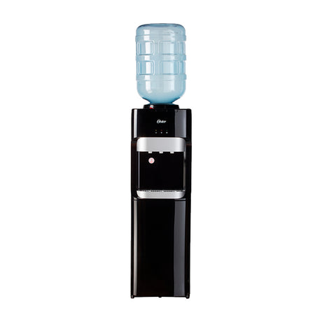 Oster OSWD2100 Dispensador de Fría/Caliente/Ambiente | Compartimiento de Almacenaje | Garrafones de 11L y 19L | Negro