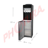 Oster OSWDA3200 Dispensador de Fría/Caliente/Ambiente | Compartimiento de Almacenaje | Garrafones de 11L y 19L | Gris Negro