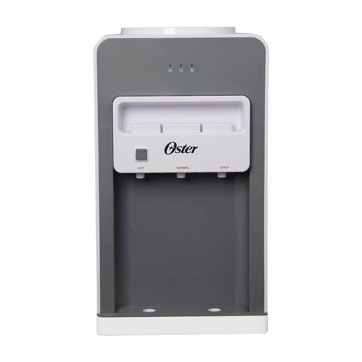 Oster OSWDA633 Dispensador de Agua Fría/Caliente de Mesa | Garrafones de 11L y 22L | Blanco Gris