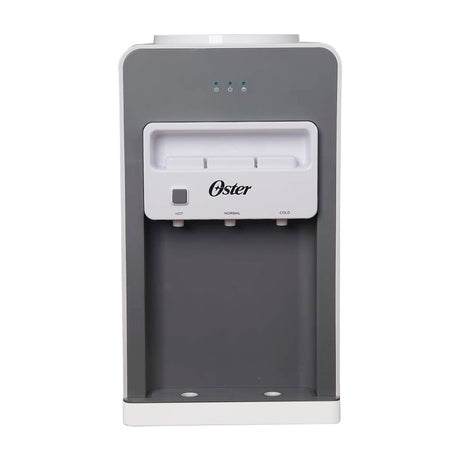 Oster OSWDA633 Dispensador de Agua Fría/Caliente de Mesa | Garrafones de 11L y 22L | Blanco Gris