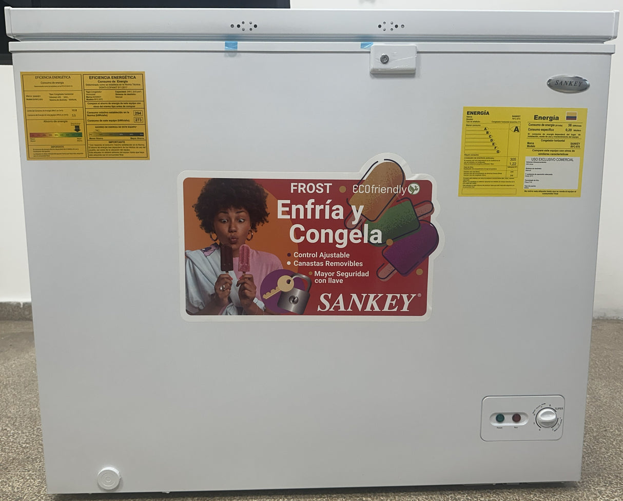 (Outlet) Congelador Horizontal de 8.79p3 | Blanco