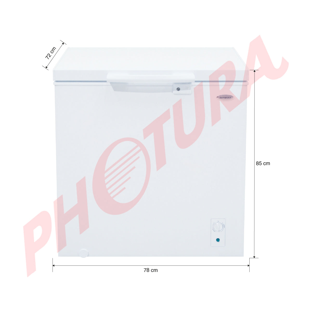 (Outlet) Sankey Congelador Horizontal de 6.99p3 | Blanco