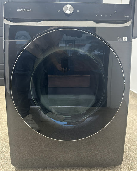 (Outlet) Samsung Secadora Eléctrica de Carga Frontal | MultiSteam | AI Control | Super Speed | 24kg | Negro