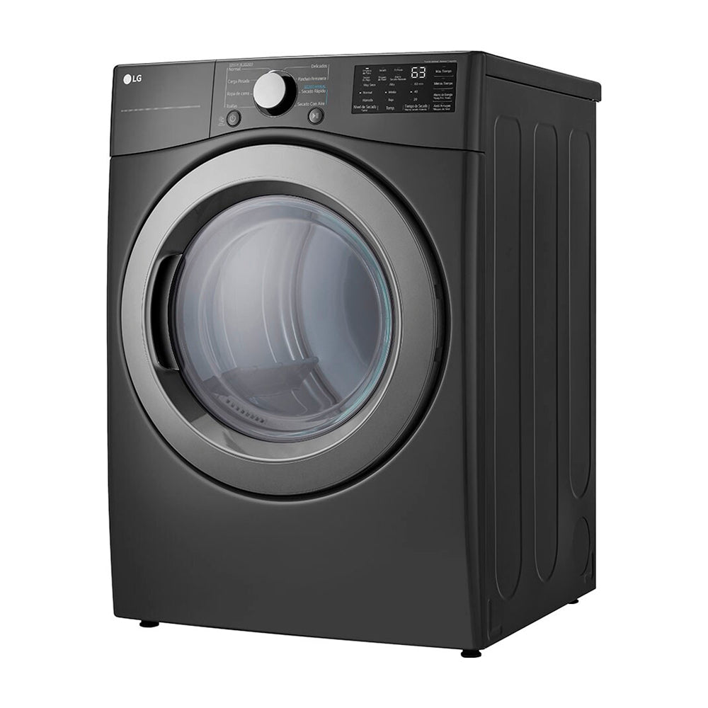 (Outlet) LG Combo Lavadora Automatica Inverter Direct Drive y Secadora a Gas de Carga Frontal | 6 Motion DD | 25kg | Negro Medio