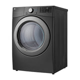 (Outlet) LG Combo Lavadora Automatica Inverter Direct Drive y Secadora a Gas de Carga Frontal | 6 Motion DD | 25kg | Negro Medio