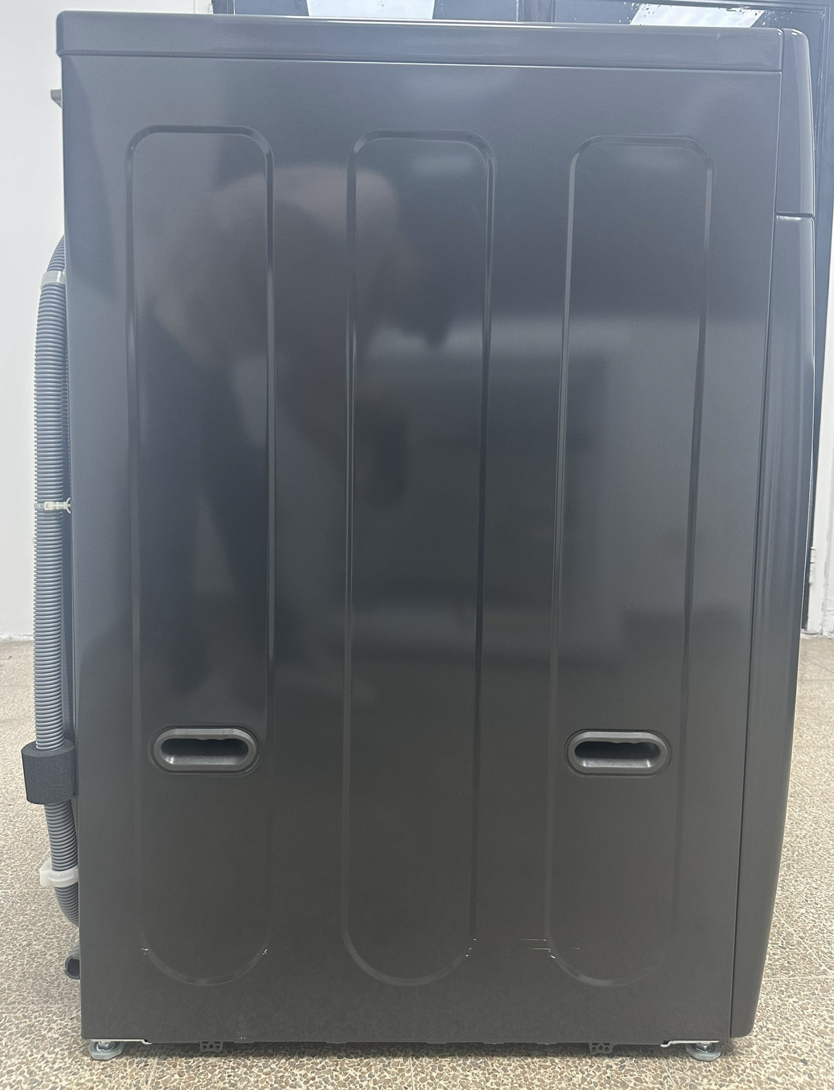 (Outlet) LG Combo Lavadora Automatica Inverter Direct Drive y Secadora a Gas de Carga Frontal | 6 Motion DD | 25kg | Negro Medio