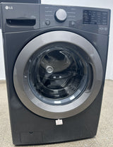(Outlet) LG Combo Lavadora Automatica Inverter Direct Drive y Secadora a Gas de Carga Frontal | 6 Motion DD | 25kg | Negro Medio