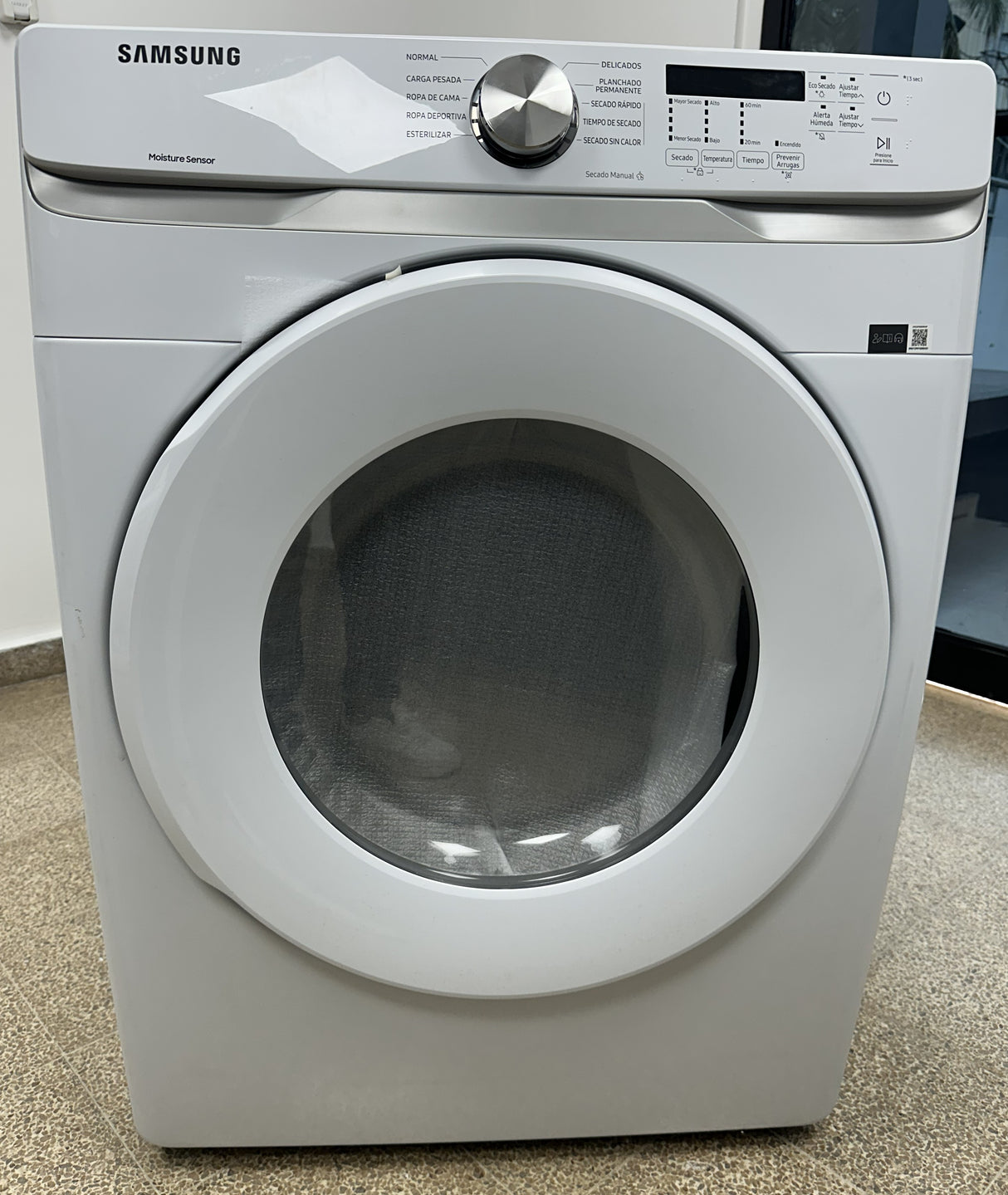 (Outlet) Samsung Combo Lavadora Automática Digital Inverter y Secadora Eléctrica de Carga Frontal | VRT Plus | 20kg | Blanco