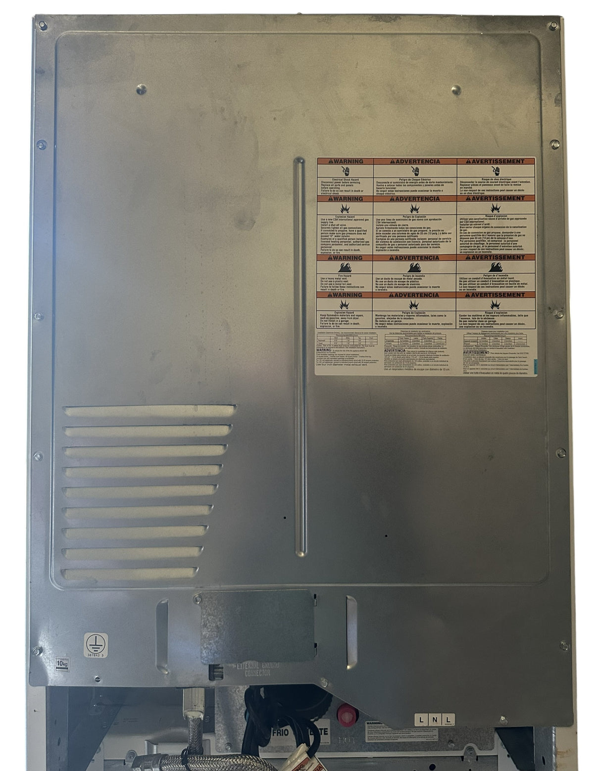 (Outlet) Whirlpool Centro de Lavado a Gas | Alta Eficiencia | Agitador Double Action | Sensor Dry Xpert | 20kg | Blanco