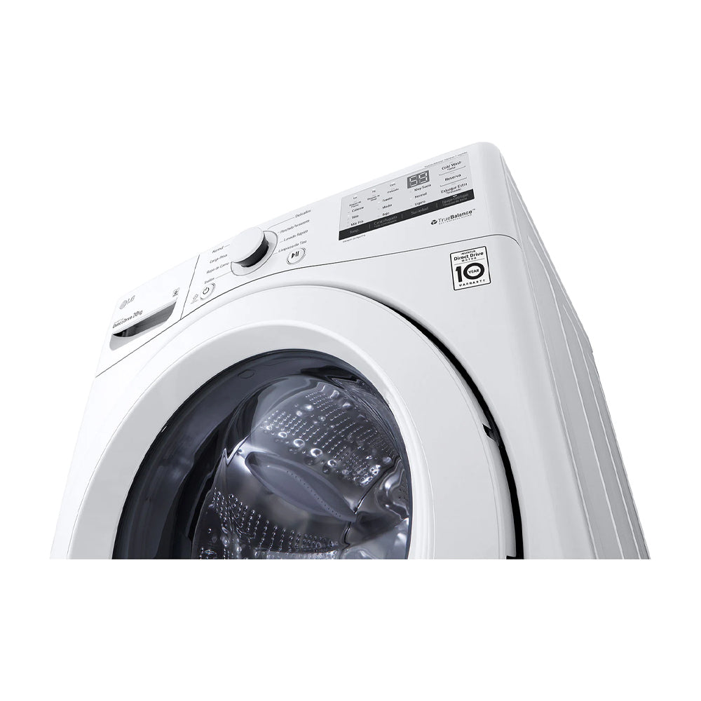 (Outlet) LG Combo Lavadora Automatica Inverter Direct Drive y Secadora a Gas de Carga Frontal | 6 Motion DD | 20kg | Blanco