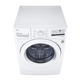 (Outlet) LG Combo Lavadora Automatica Inverter Direct Drive y Secadora a Gas de Carga Frontal | 6 Motion DD | 20kg | Blanco