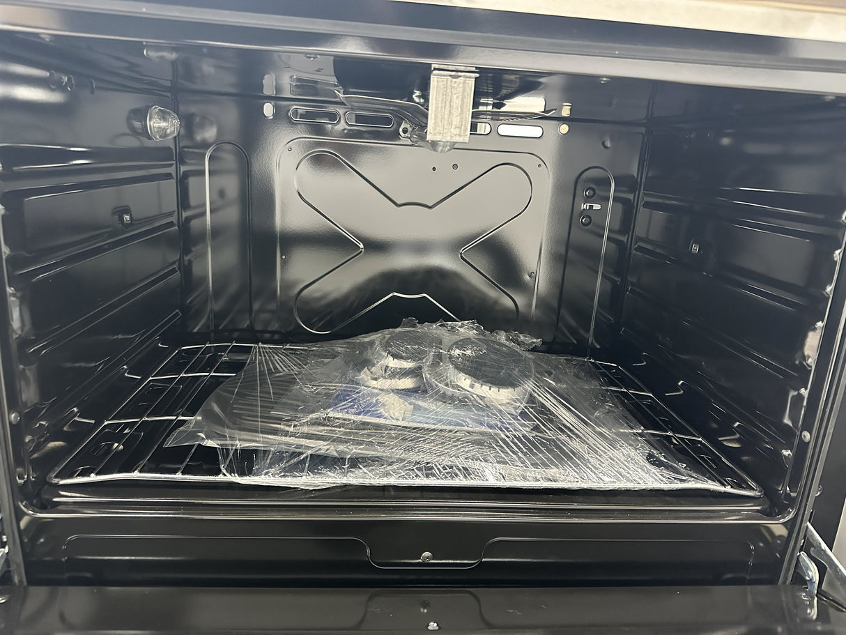 (Outlet) Indurama Estufa a Gas de Acero Inoxidable | Alcalá Quarzo Home | Quemador Ultra Rápido | Grill | TermoPrecisión | Tapa | 31" | 5 Quemadores | Gris