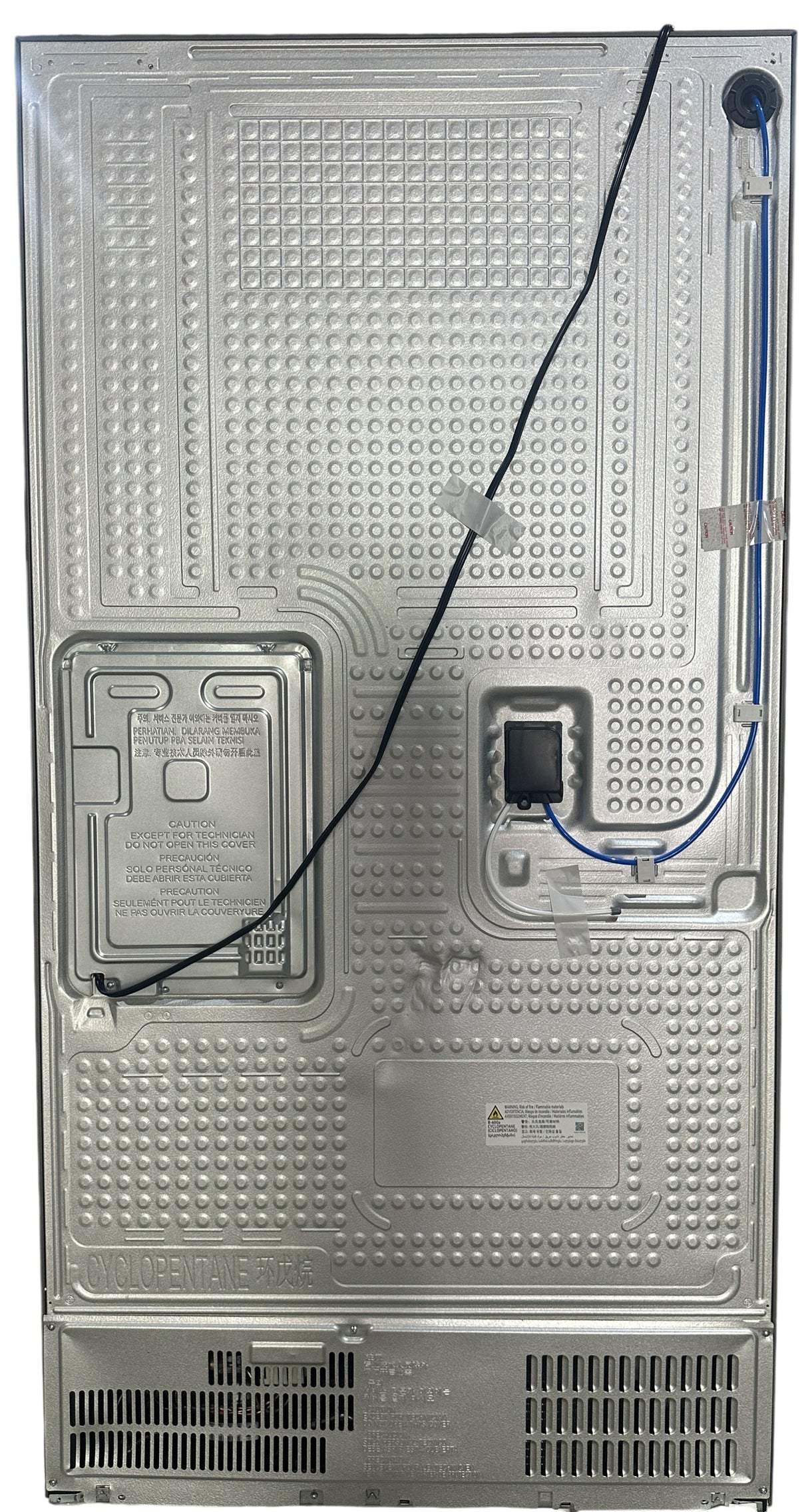 (Outlet) Samsung BESPOKE Refrigeradora Cross Door de 4 Puertas Digital Inverter | Family Hub | Triple Cooling | Dual Ice Maker | Beverage Center | 28.60p3