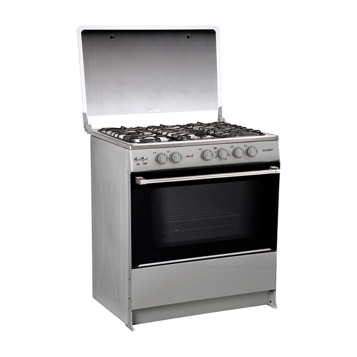 (Outlet) Estufa a Gas de Acero Inoxidable | Enc. Eléctrico | 30" | 5 Quemadores