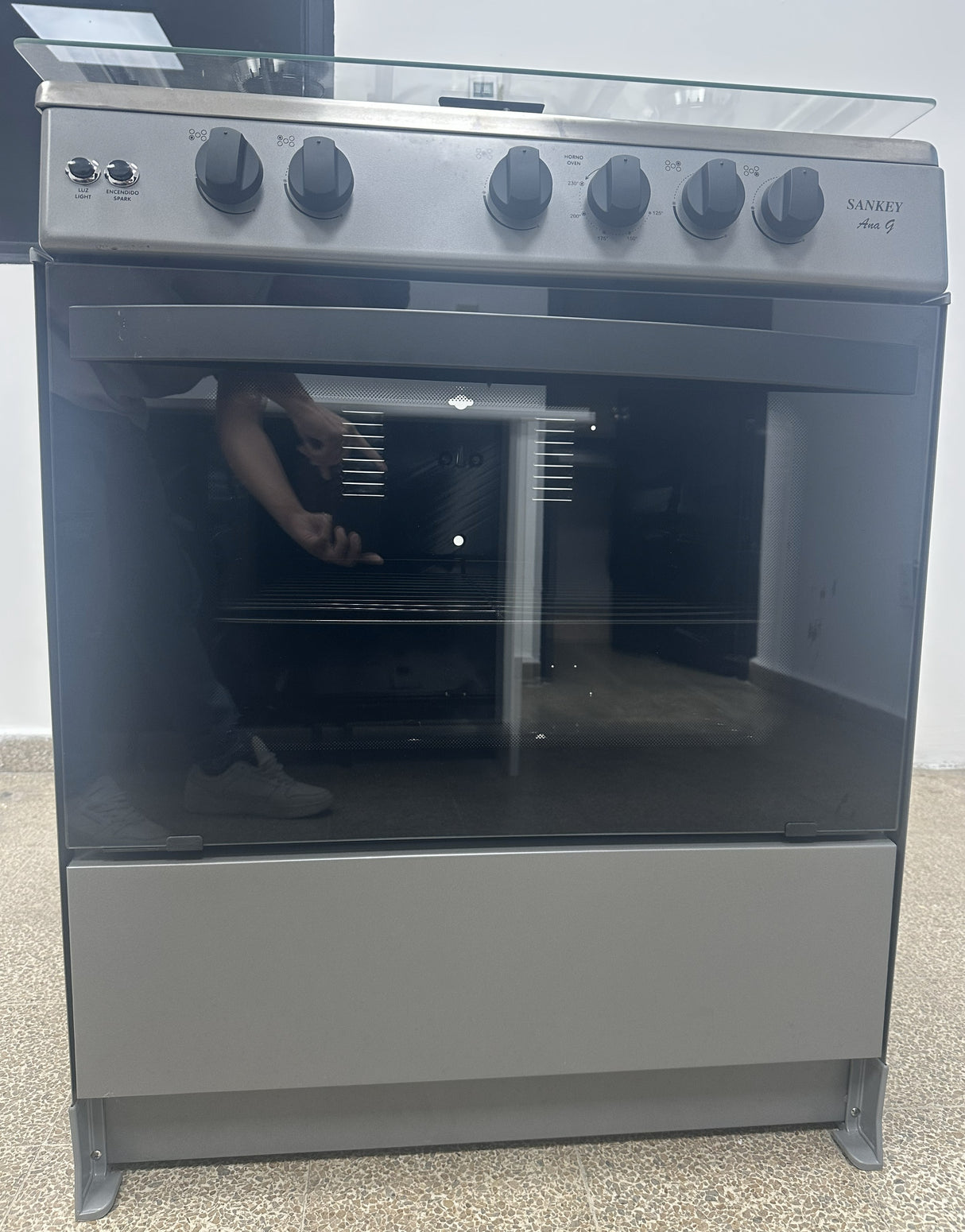 (Outlet) Estufa a Gas de Acero Inoxidable | Enc. Eléctrico | 30" | 5 Quemadores