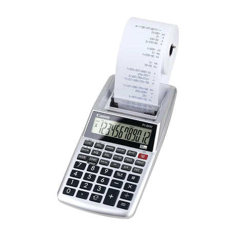 Canon Maquina Sumadora Portátil de 12 Dígitos | Compacta | Impresión en 2 colores