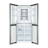 TCL Refrigeradora Cross Door Twin Eco Inverter 4 Puertas | Metal Cool | Multi Air Flow | Ice Maker | 16.6p3
