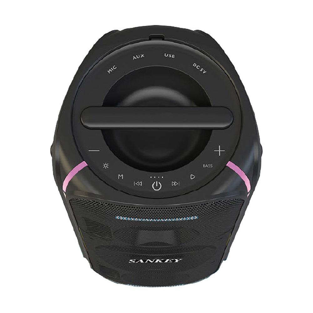 Sankey Bocina Portátil Bluetooth | Karaoke | Radio FM | Luces