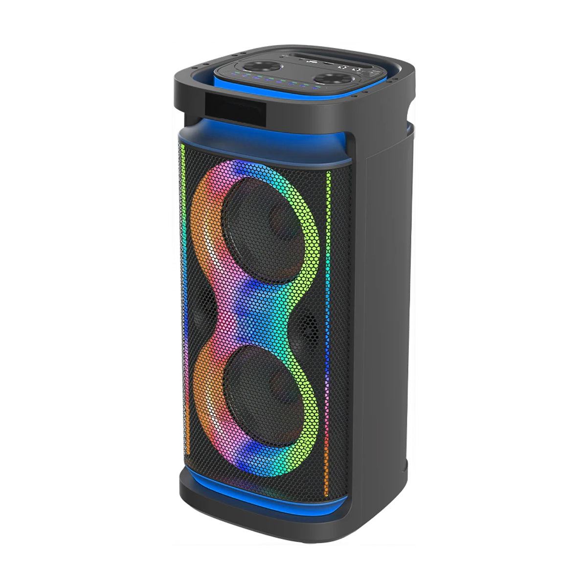 Sankey Bocina Portátil Bluetooth | Karaoke | Radio FM | Luces | Incluye Micrófono