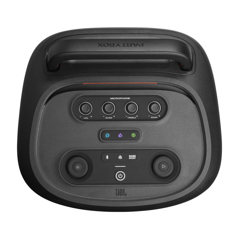 JBL PartyBox 520 Bocina Portátil Bluetooth | AI Sound Boost | Luces | 15H | IPX4 | Negro