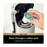 Ninja Pods & Grounds Cafetera Especial de 1 Taza | 4 Estilos de Preparación | Espumador | Stone