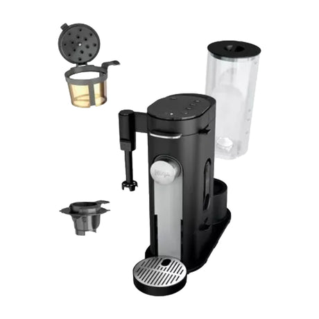 Ninja Pods & Grounds Cafetera Especial de 1 Taza | 4 Estilos de Preparación | Espumador | Negro