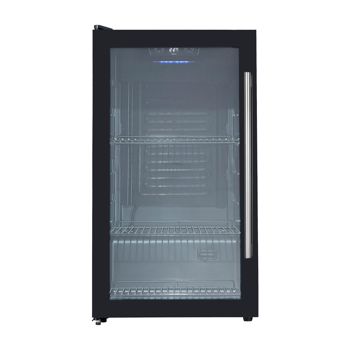 Drija PIAVE 70-B Centro de Bebidas de 3.0p3 | Hasta 70 Latas | Control Digital | Puerta Reversible | Doble Vidrio | 3 Rejillas Removibles