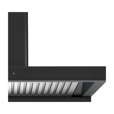 DRIJA Pirámide 90 Black Extractor de Grasa | Tipo Chimenea | 3 Velocidades | Panel Táctil | 1 Filtro de Carbón | 2 Filtros de acero inoxidable | 500m3/H | Negro