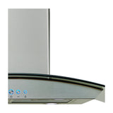 Drija Prisma Isla 90 Extractor de Grasa | Tipo Isla | 3 Velocidades | 2 Filtros de Carbón | 2 Filtros de Aluminio | 500m3/H