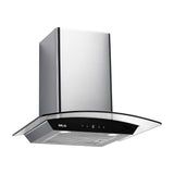 DRIJA Prisma Touch 60 Acero Extractor de Grasa | Tipo Chimenea | 3 Velocidades | Panel Táctil | 1 Filtro de Carbón | 1 Filtro de Aluminio | 500m3/H