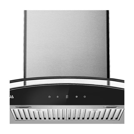 DRIJA Prisma Touch 76 Acero Extractor de Grasa | Tipo Chimenea | 3 Velocidades | Panel Táctil | 2 Filtros de Carbón | 2 Filtros de Acero | 500m3/H