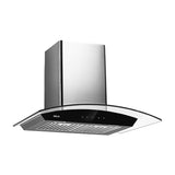 DRIJA Prisma Touch 90 Acero Extractor de Grasa | Tipo Chimenea | 3 Velocidades | Panel Táctil | 2 Filtros de Carbón | 2 Filtros de Acero  | 500m3/H