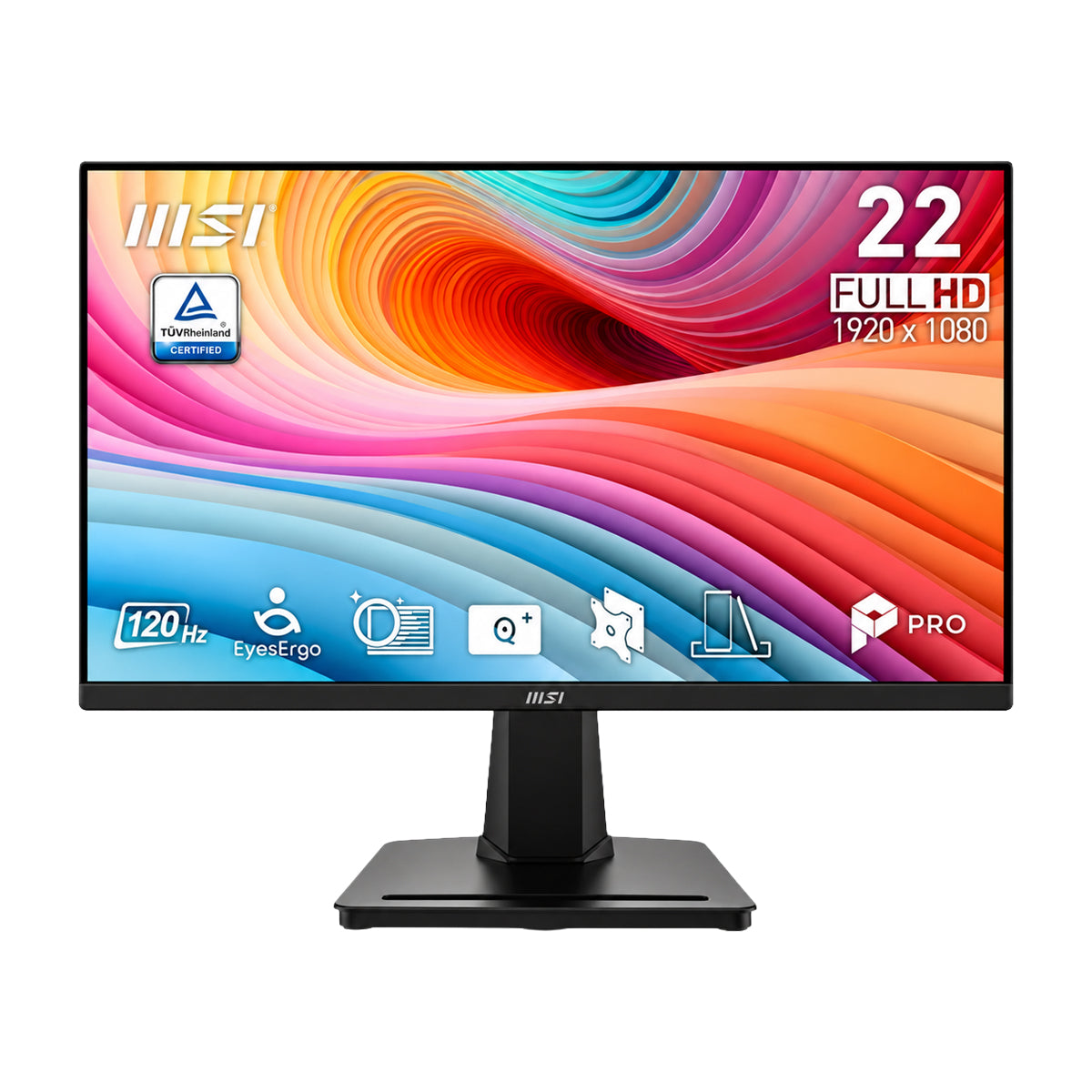 MSI Monitor VA Full HD HDR de 22" | Anti-Flicker | Adaptive-Sync | 120Hz | 1ms