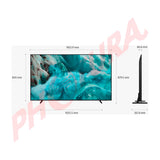 Samsung QN65Q7F Televisor QLED Ultra HD 4K Quantum HDR Smart de 65" | Procesador Q4 AI | Quantum Dot | 4K AI Upscaling | Motion Xcelerator | Q-Symphony