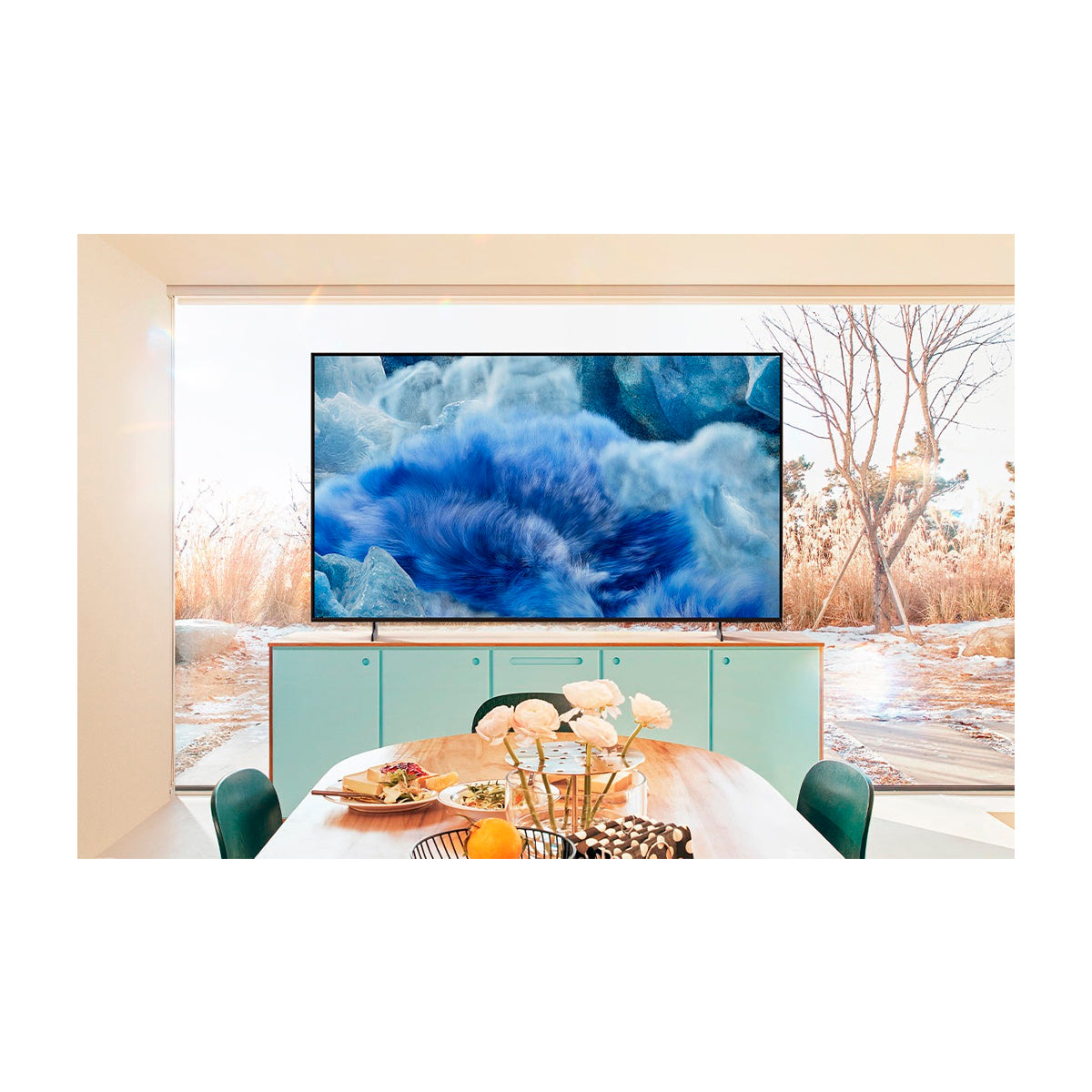 Samsung QN65Q8F Televisor QLED Ultra HD 4K Quantum HDR+ Smart de 65" | Procesador Q4 AI | Quantum Dot | 4K AI Upscaling | Motion Xcelerator | Q-Symphony | AirSlim