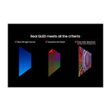 Samsung QN85Q7F Televisor QLED Ultra HD 4K Quantum HDR Smart de 85" | Procesador Q4 AI | Quantum Dot | 4K AI Upscaling | Motion Xcelerator | Q-Symphony