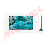 Samsung QN85Q7F Televisor QLED Ultra HD 4K Quantum HDR Smart de 85" | Procesador Q4 AI | Quantum Dot | 4K AI Upscaling | Motion Xcelerator | Q-Symphony