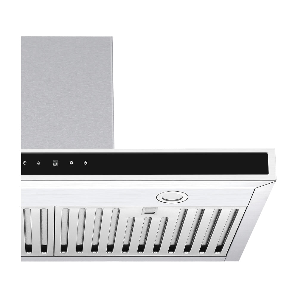 Drija Quadrato 76 Extractor de Grasa | Tipo Chimenea | 3 Velocidades | Panel Táctil | 2 Filtros de Carbón | 2 Filtros de Acero | 500m3/H | Acero