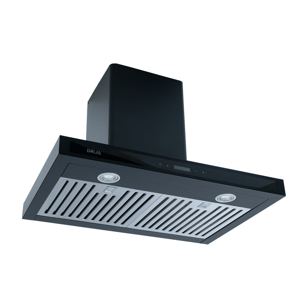 Decameron M.P.I. ブラックメタル black l DRIJA Quadrato 76 Extractor de Grasa | Negro - Photura