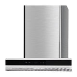 Drija Quadrato 90 Extractor de Grasa | Tipo Chimenea | 3 Velocidades | Panel Táctil | 2 Filtros de Carbón | 3 Filtros de Acero | 500m3/H | Acero