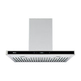 Drija Quadrato Isla 76 Extractor de Grasa | Tipo Isla |  3 Velocidades | 1 Filtro de Carbón | 2 Filtros de Acero | 650m3/H | Acero