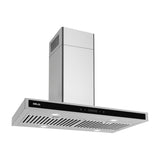 Drija Quadrato Isla 76 Extractor de Grasa | Tipo Isla |  3 Velocidades | 1 Filtro de Carbón | 2 Filtros de Acero | 650m3/H | Acero