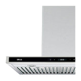 Drija Quadrato Isla 76 Extractor de Grasa | Tipo Isla |  3 Velocidades | 1 Filtro de Carbón | 2 Filtros de Acero | 650m3/H | Acero