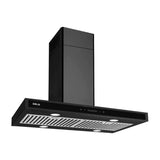 Drija Quadrato Isla 76 Extractor de Grasa | Tipo Isla | 3 Velocidades | 1 Filtro de Carbón | 2 Filtros de Acero | 650m3/H | Negro