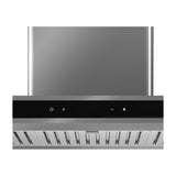 Drija Quadrato Isla 90 Extractor de Grasa | Tipo Isla | 3 Velocidades | 2 Filtros de Carbón | 3 Filtros de Acero | 500m3/H | Acero